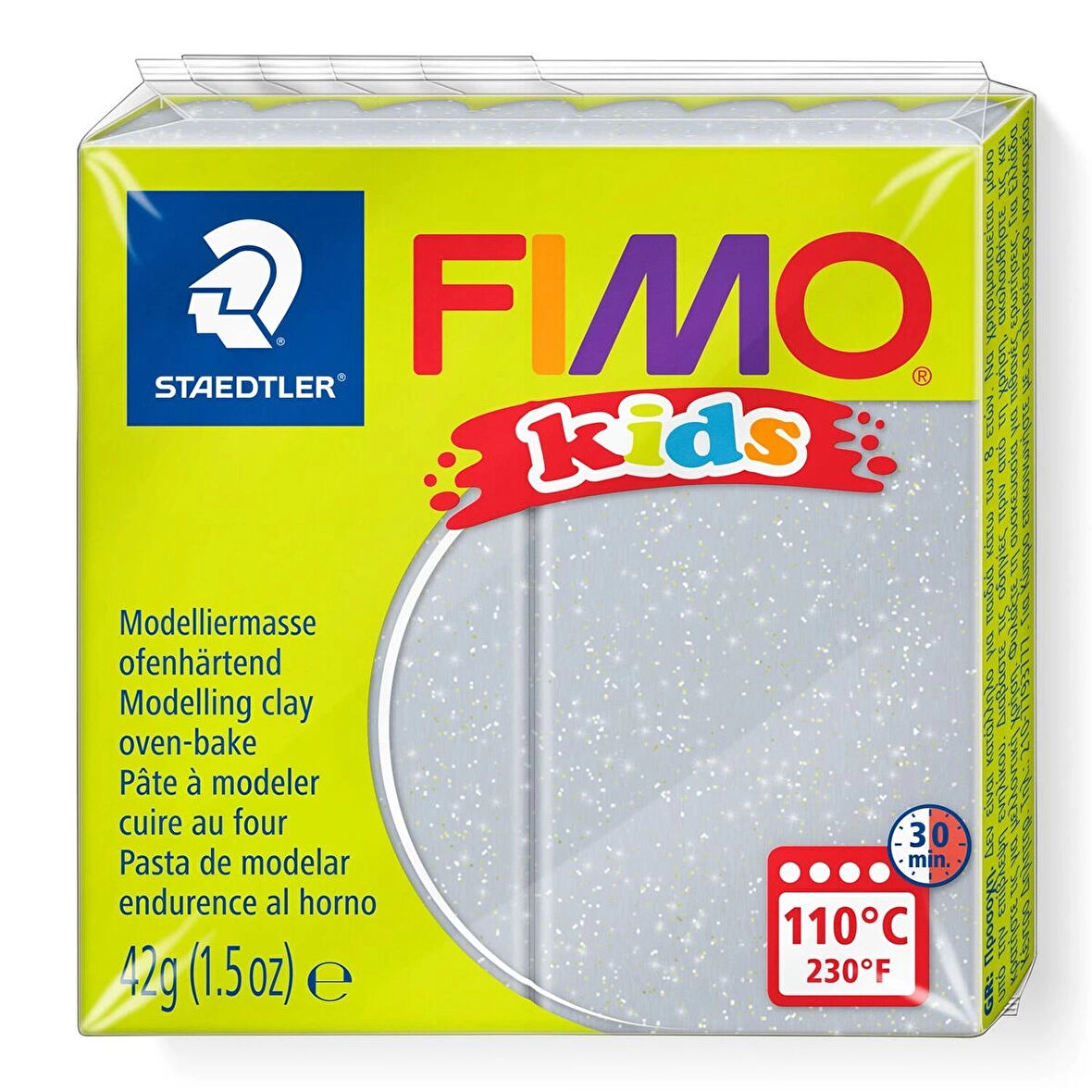 Supertrend Fimo Kids Yumuşak Polimer Kil 812 Yaldızlı Gri