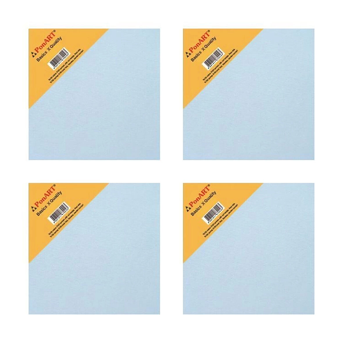 Supertrend Basics Tuval 10x10 cm. 4'lü Paket