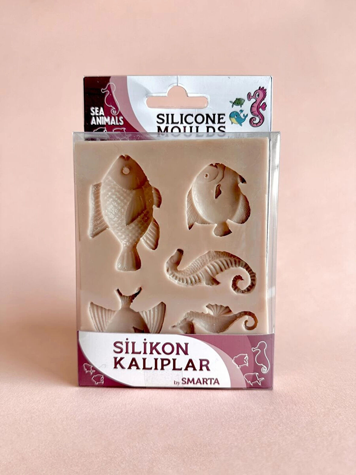 Supertrend Silicone Moulds Silikon Epoksi ve Polimer Kil Kalıbı SEA ANIMALS