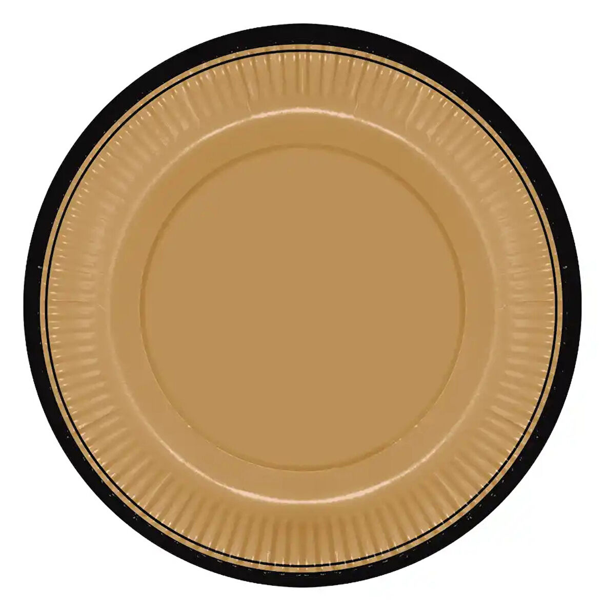 Retro Serisi Mum Işığı Karton Tabak 23cm