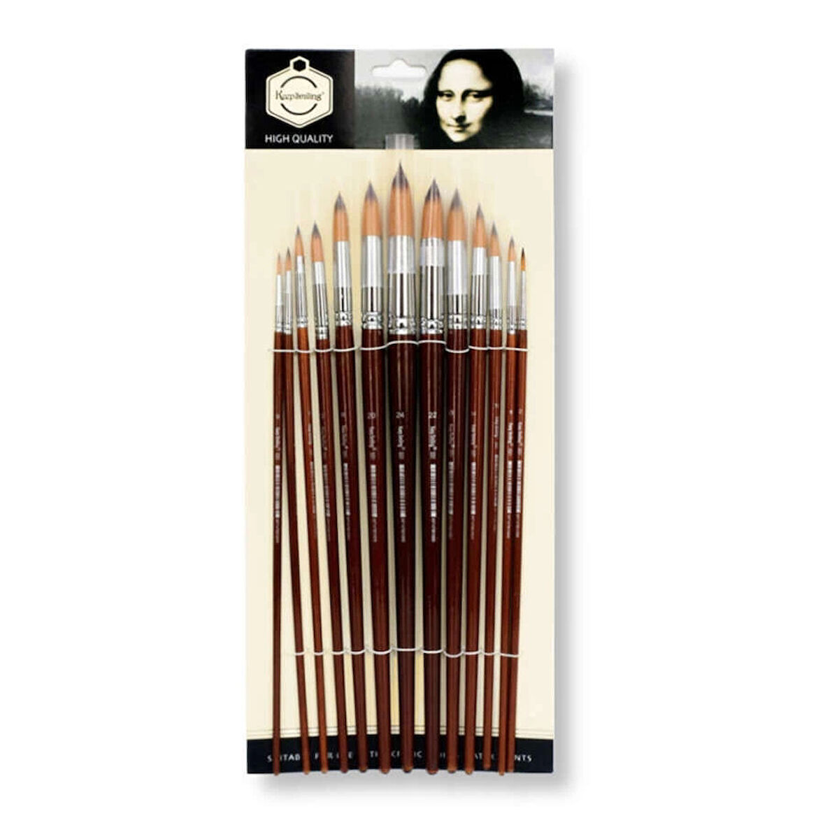 Supertrend Yuvarlak Uçlu Fırça Seti 13'lü