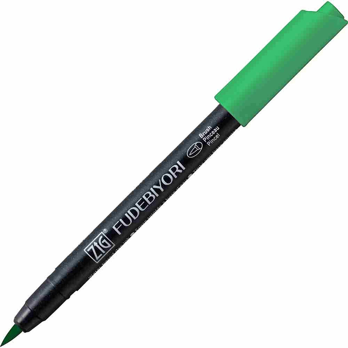 Supertrend Fudebiyori Brush Pen Fırça Uçlu Kalem 48 EMERALD GREEN