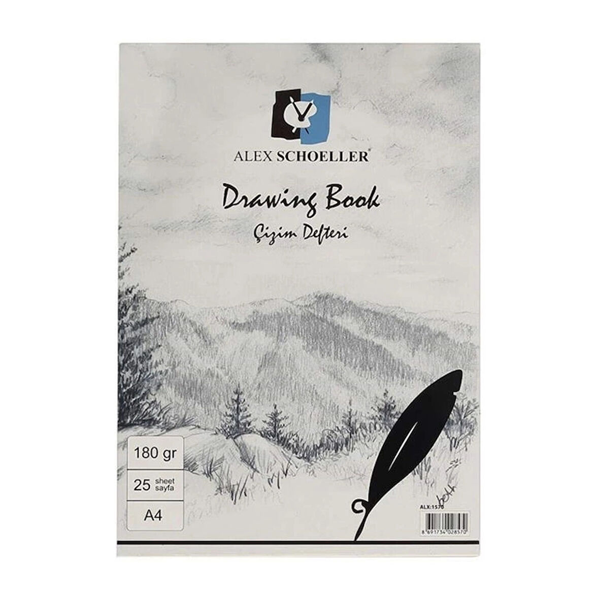 Supertrend Drawing Book Eskiz Çizim Defteri 180 gr. A4 25 yp.