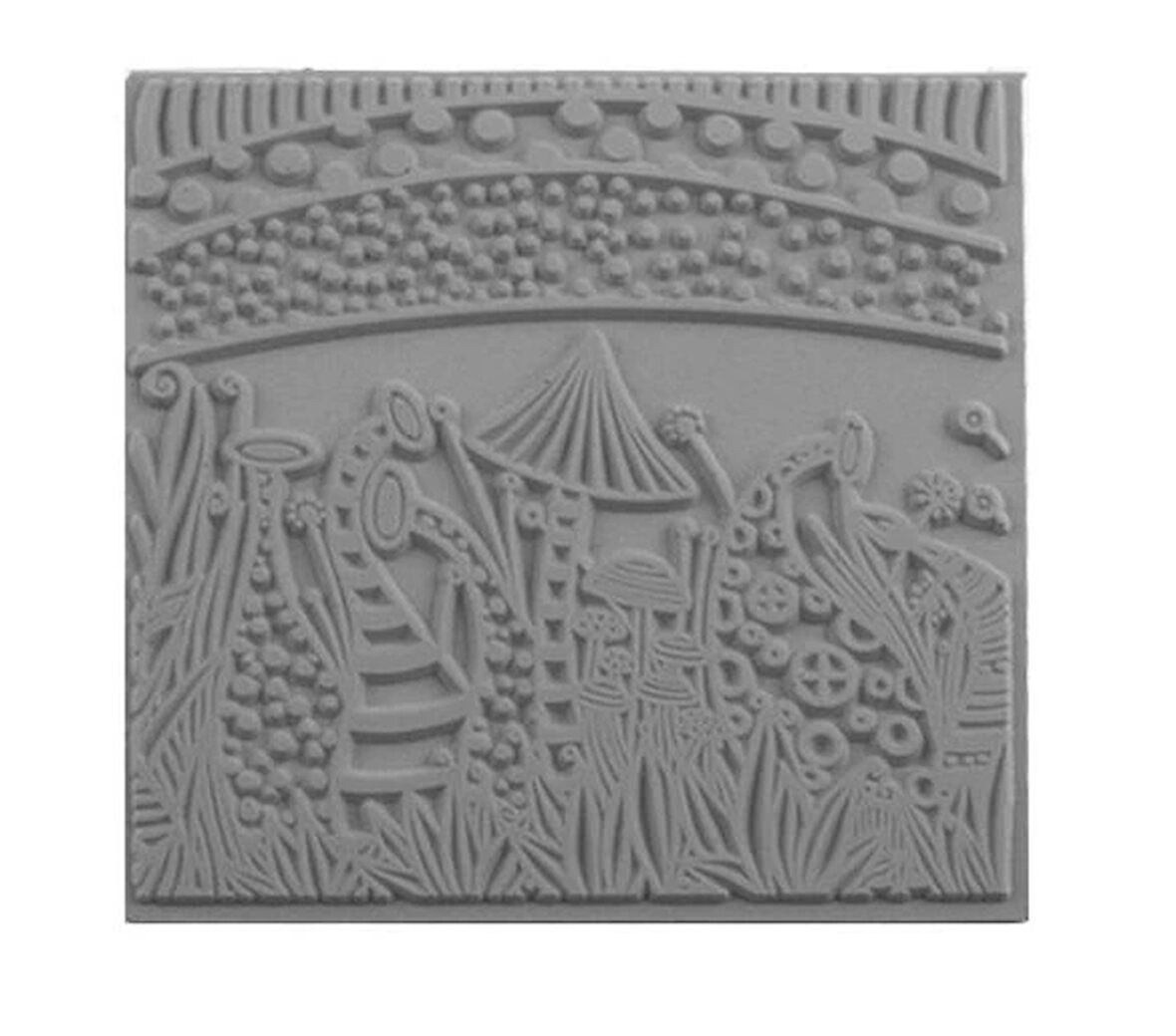 Supertrend Texture Plate Silikon Polimer Kil Desen ve Doku Kalıbı 9x9 cm. NATURE