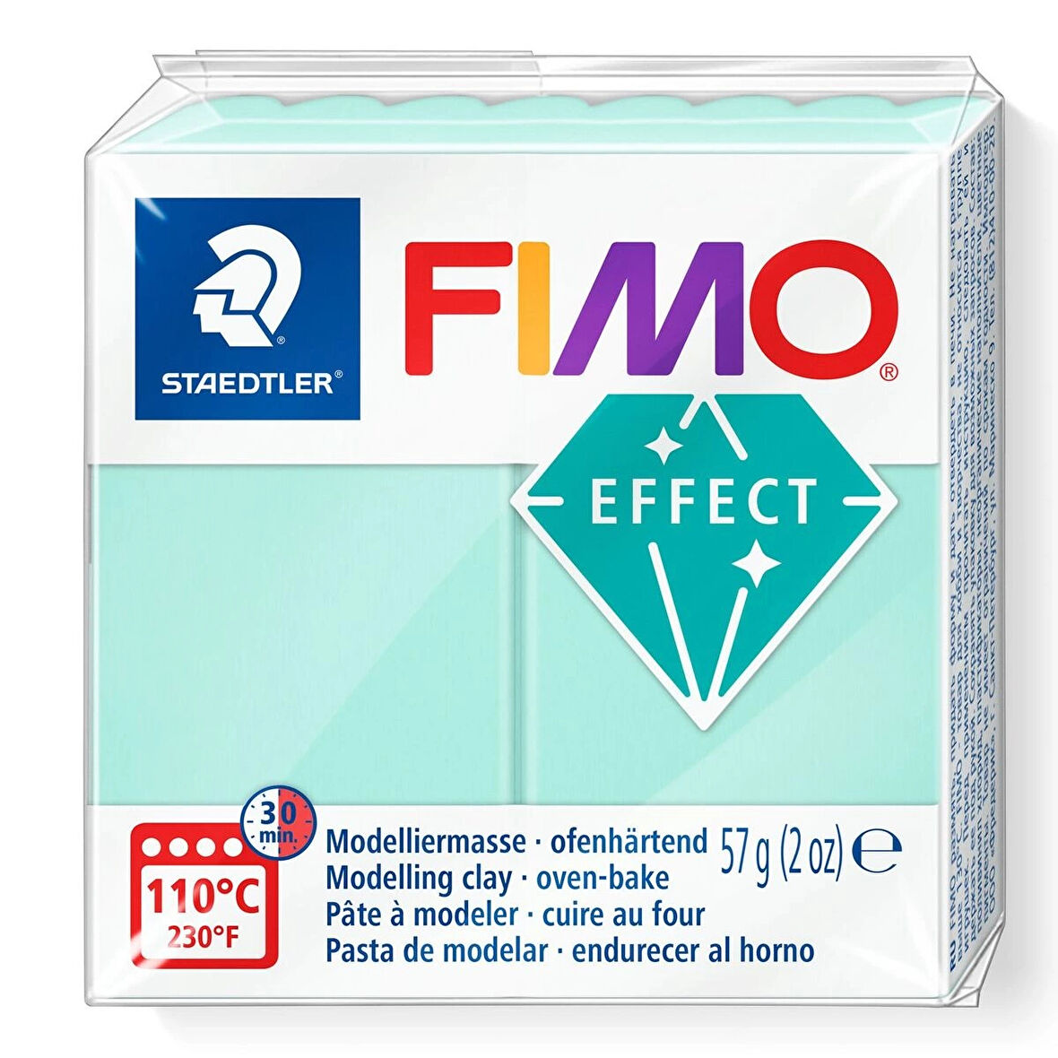 Supertrend Fimo Effect Polimer Kil 505 Mint (Pastel)