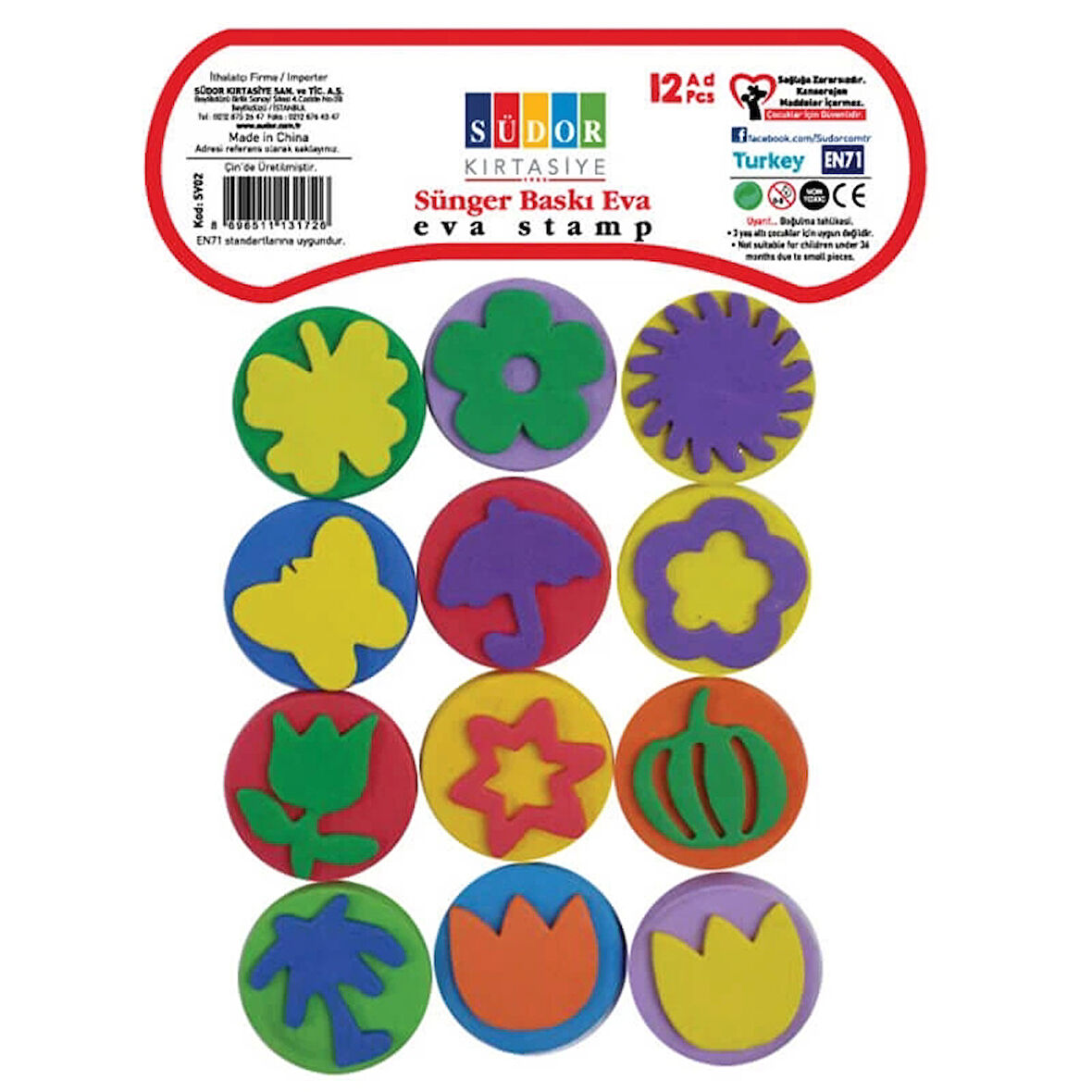 Supertrend Eva Sünger Baskı 12'li