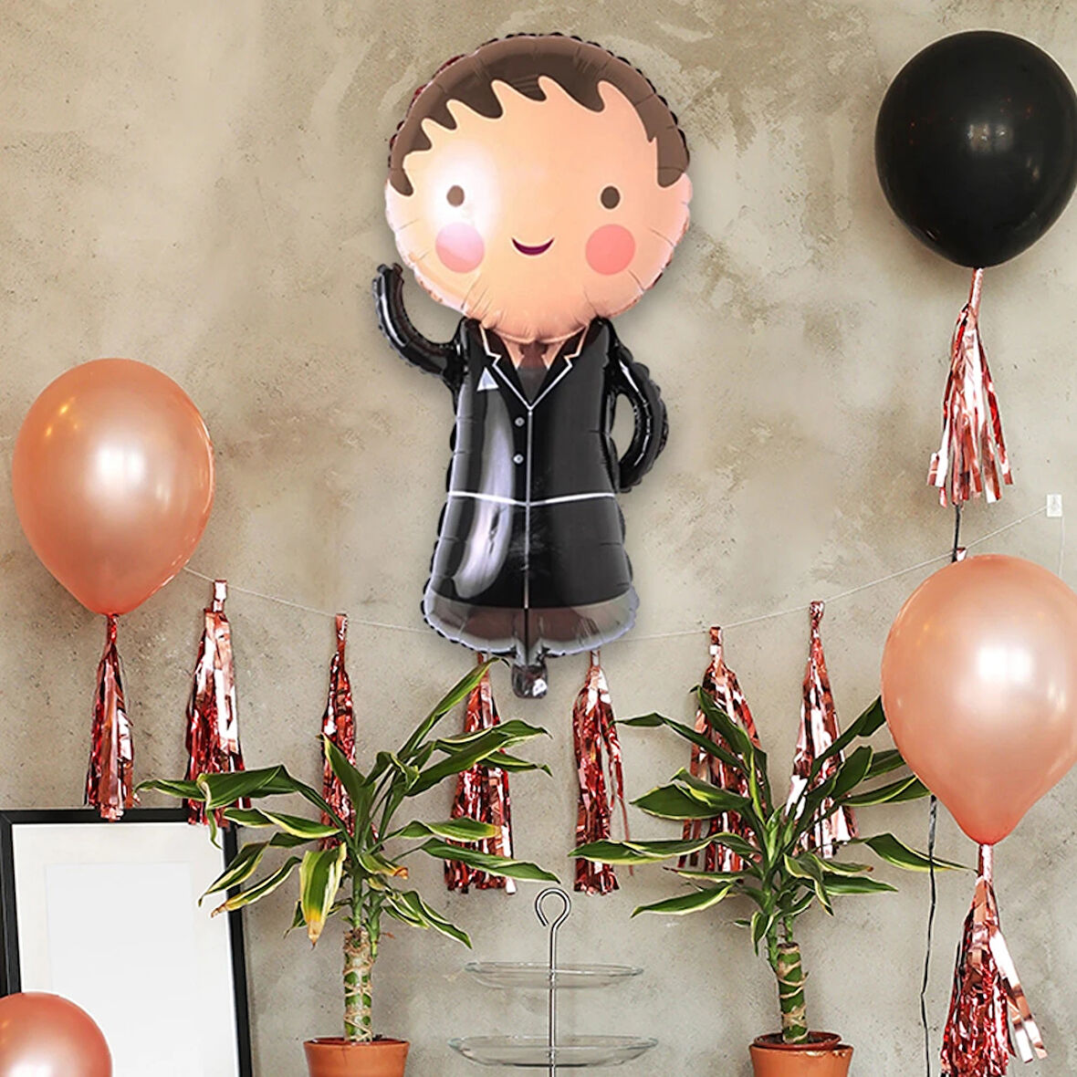 Damat Şekilli Folyo Balon 34"