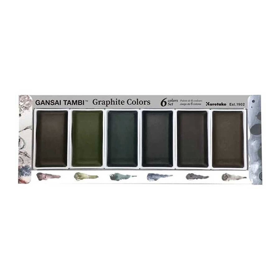 Supertrend Gansai Tambi Tablet Sulu Boya Seti Graphite Colors 6 Renk