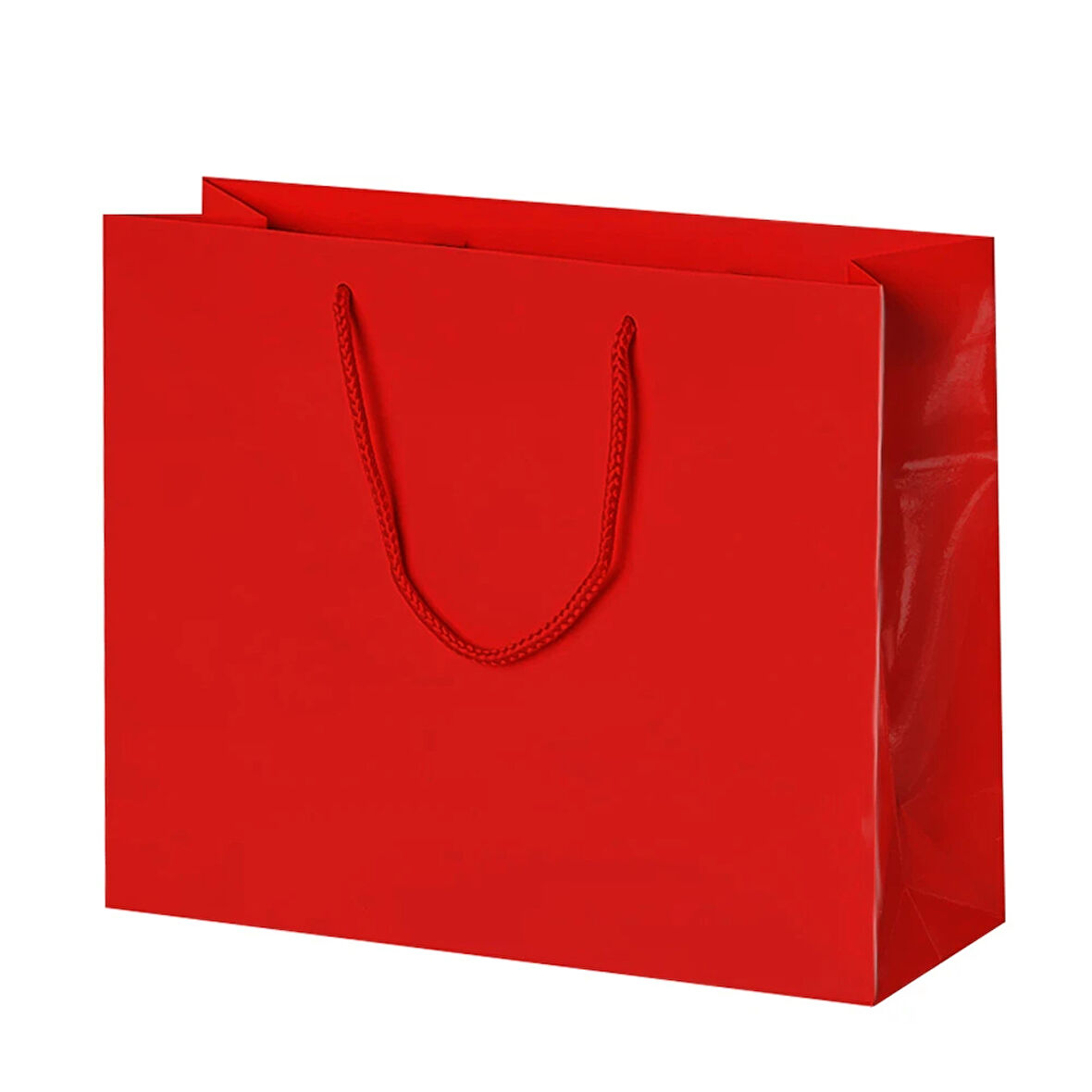 Kırmızı Karton Çanta 42x38cm