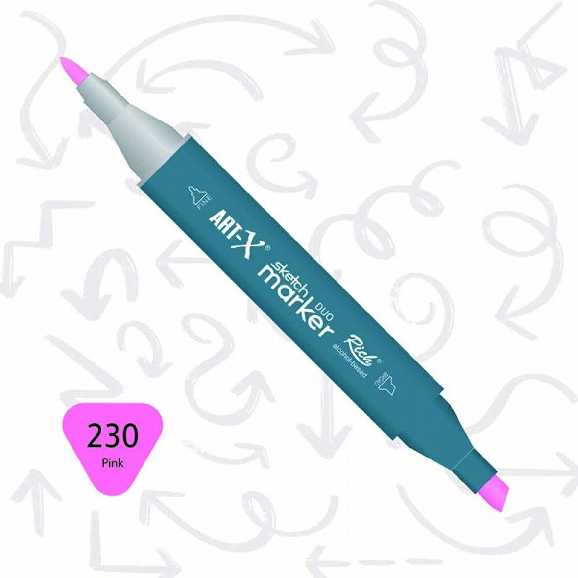 Supertrend Supertrend Sketch Marker Duo Çift Uçlu Marker Kalem 230 Supertrendk