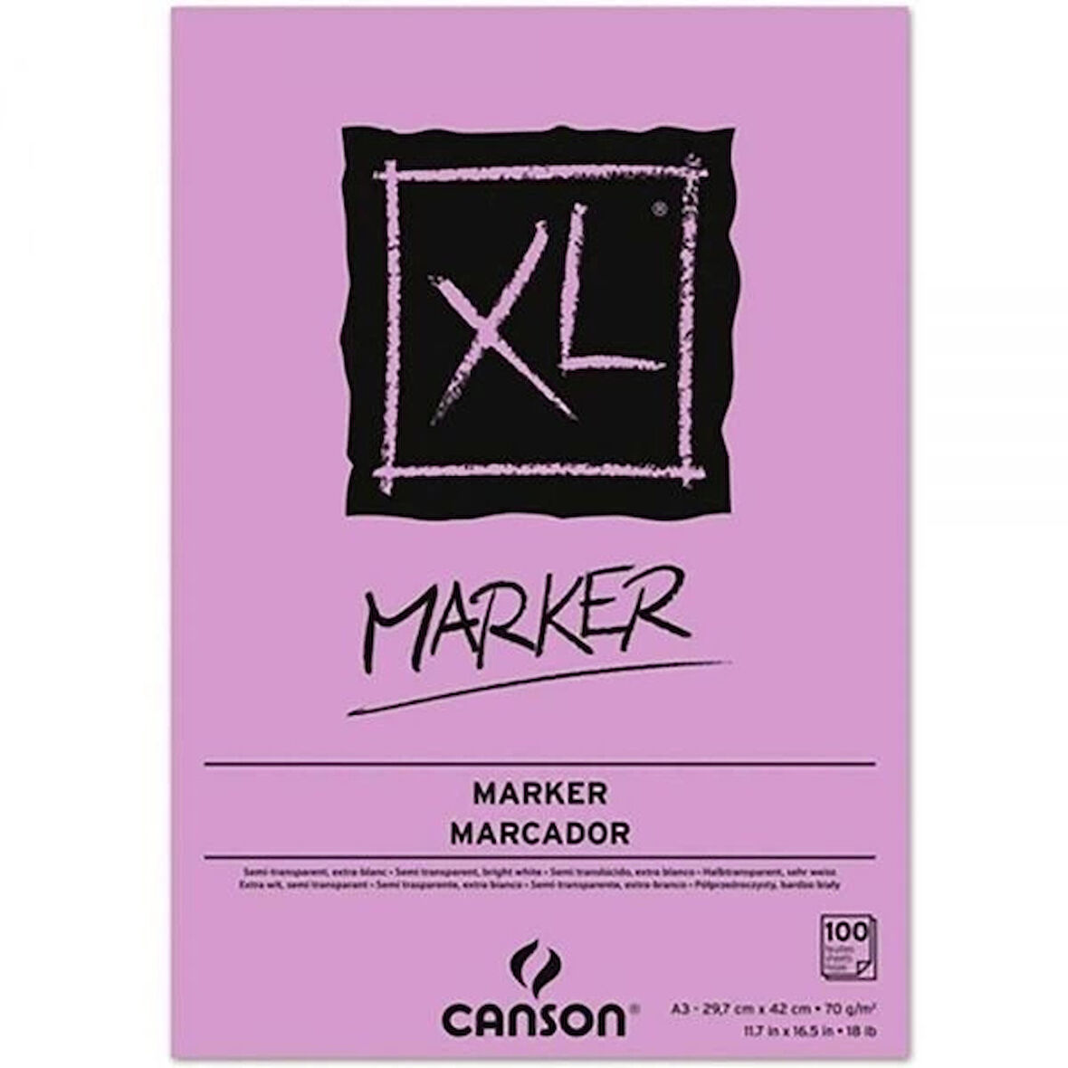 Supertrend XL Marker Defteri Pad A3 70 gr. 100 Sayfa