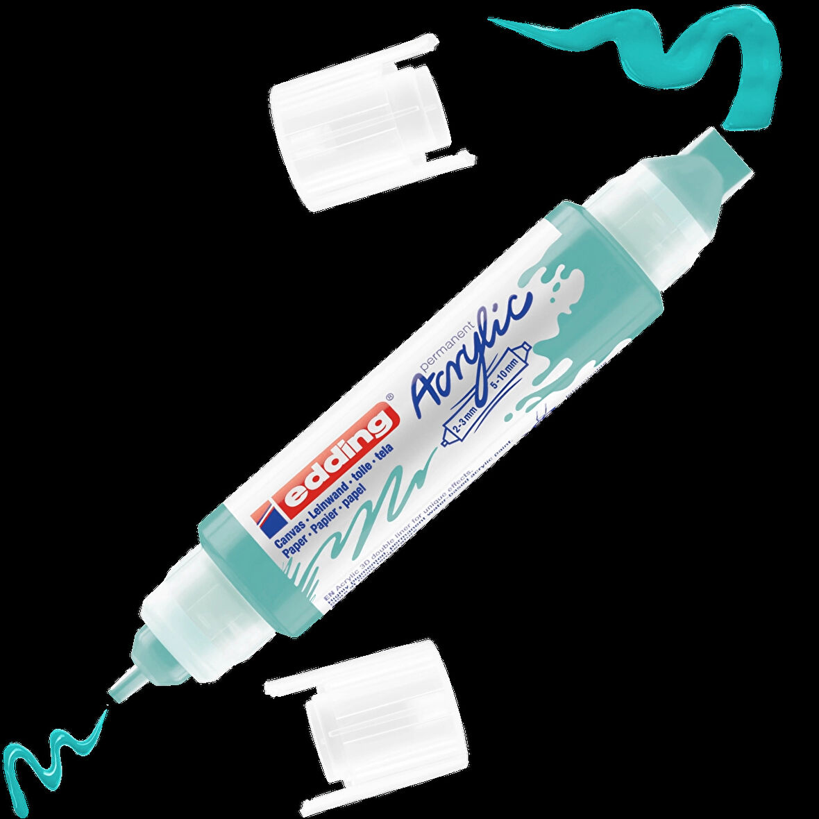 Supertrend 5400 Akrilik Boyama Markörü 3D Double Liner PARLAK TURKUAZ