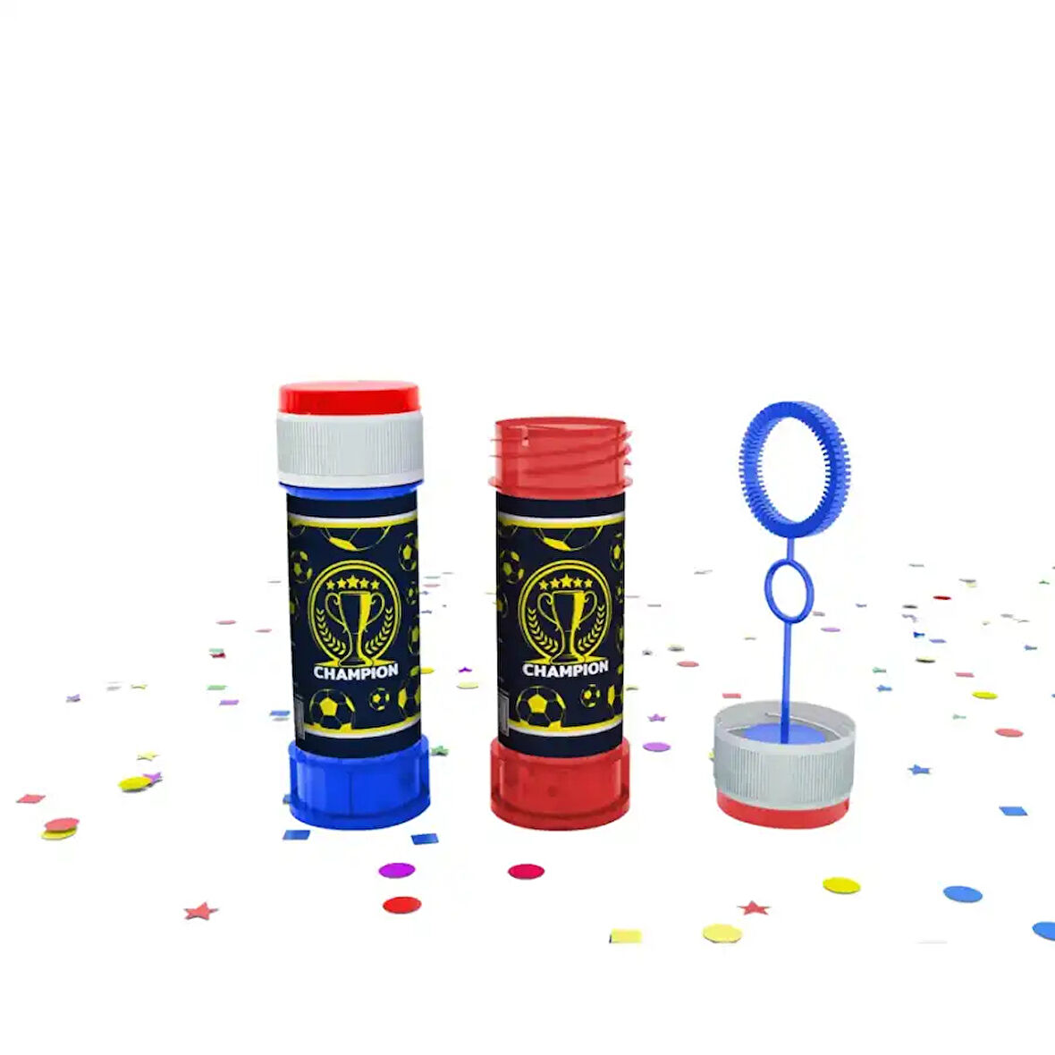 Champion Sarı Lacivert Double Bubble Köpük Balon 2li