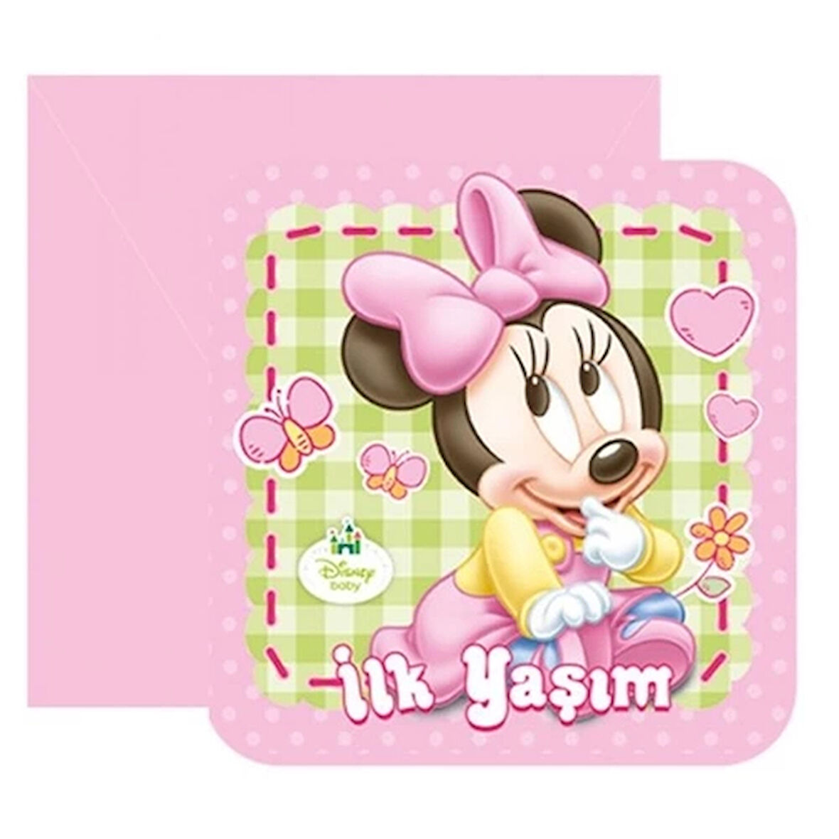 Baby Minnie Mouse Davetiye