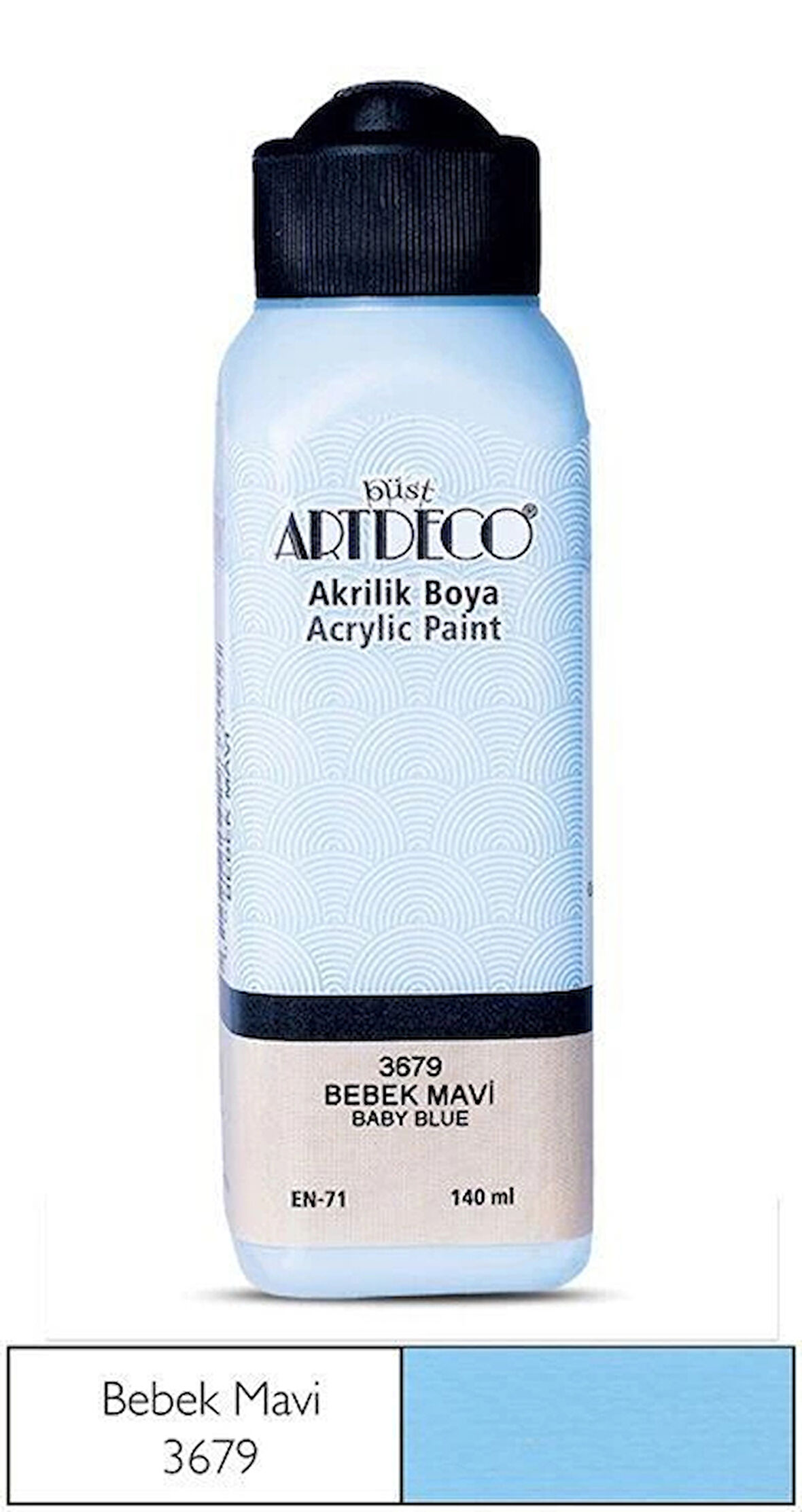 Supertrend Akrilik Boya 140 ml. 3679 BEBEK MAVİ