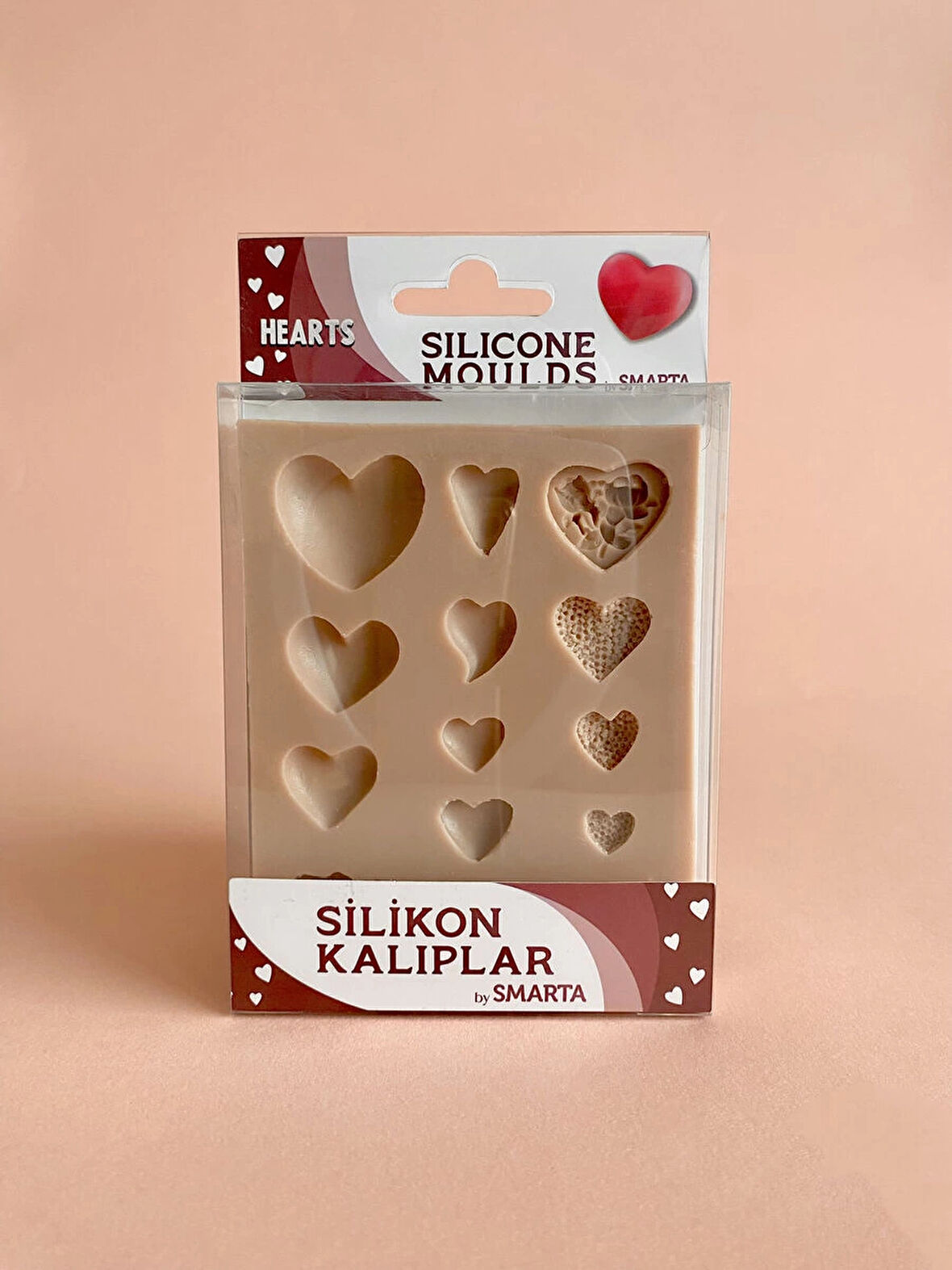 Supertrend Silicone Moulds Silikon Epoksi ve Polimer Kil Kalıbı HEARTS