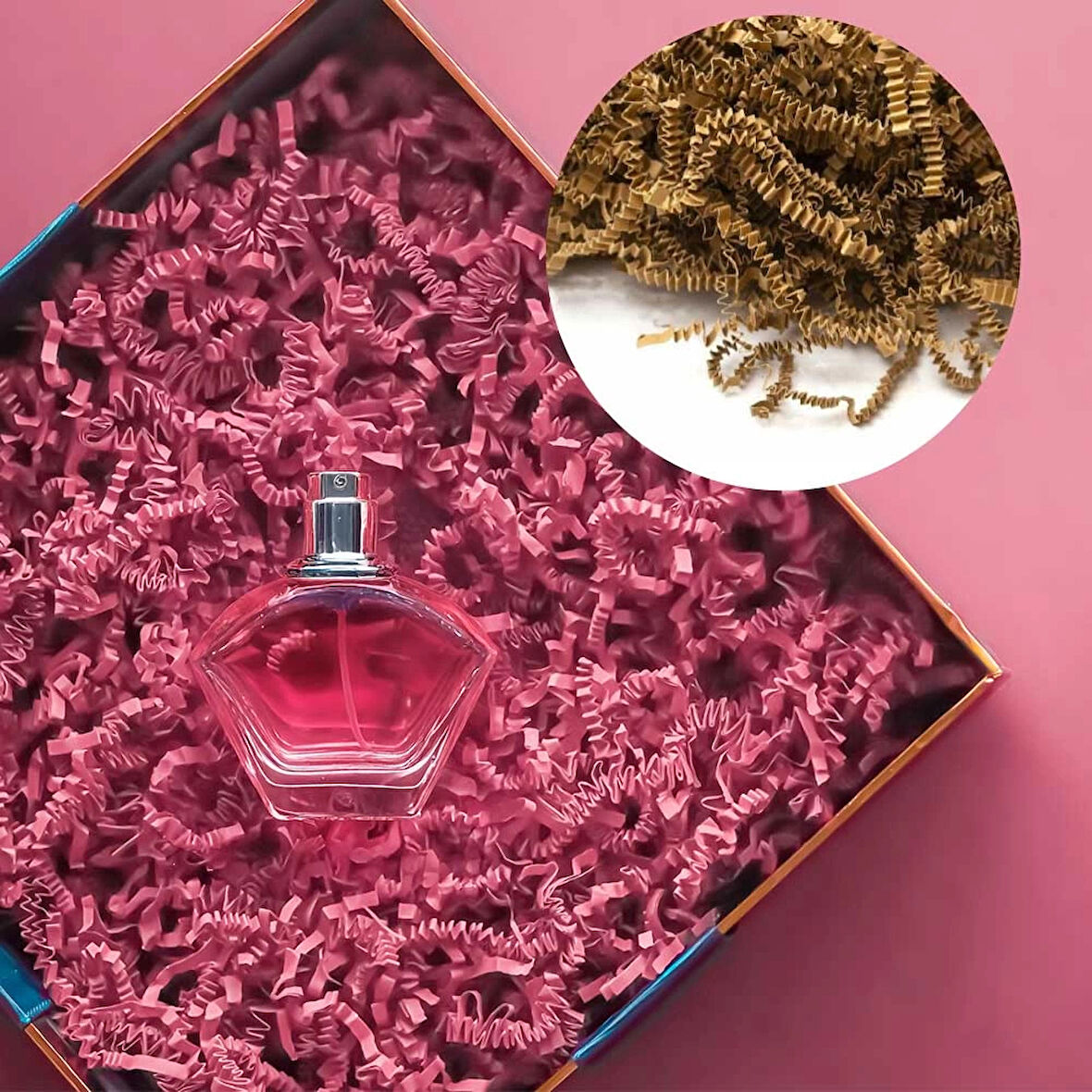 Zigzag Kırpık Kağıt 250gr -Kraft-