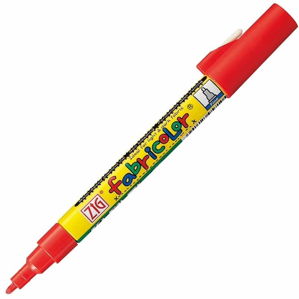 Supertrend Fabricolor Örtücü Kumaş Tekstil Boyama Kalemi KIRMIZI