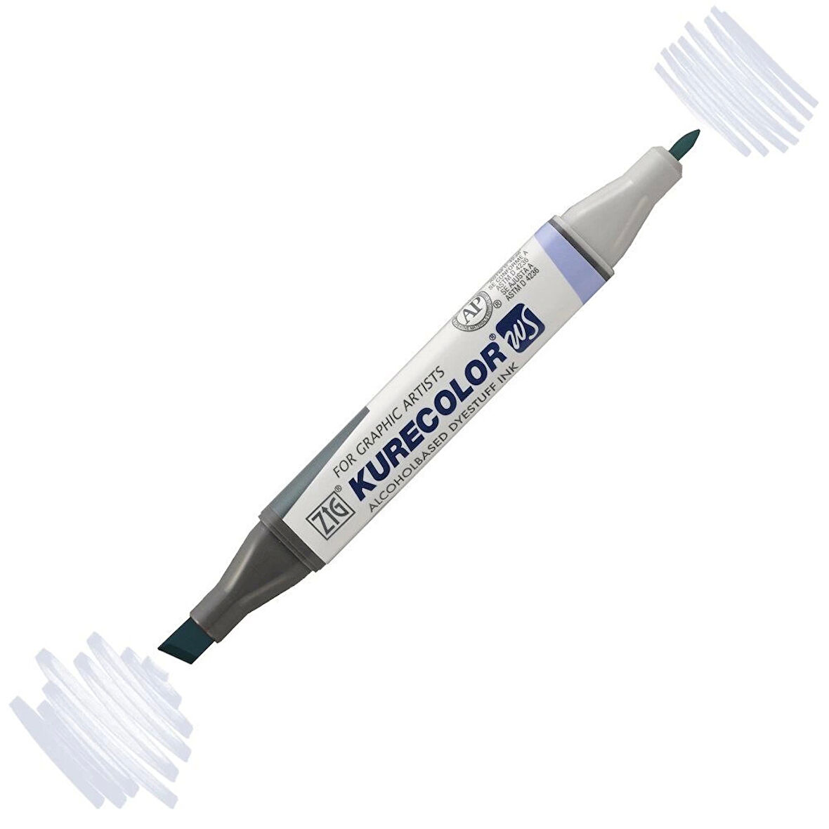 Supertrend Kurecolor Twin S Grafik Çizim Marker Kalemi 825 Blue Gray 2