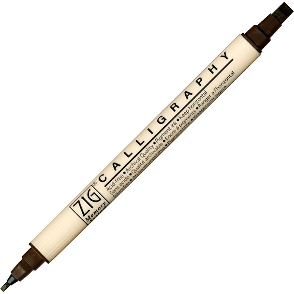 Supertrend Calligraphy Çift Uçlu Kaligrafi Kalemi 2 mm. + 5 mm. 062 Chocolate