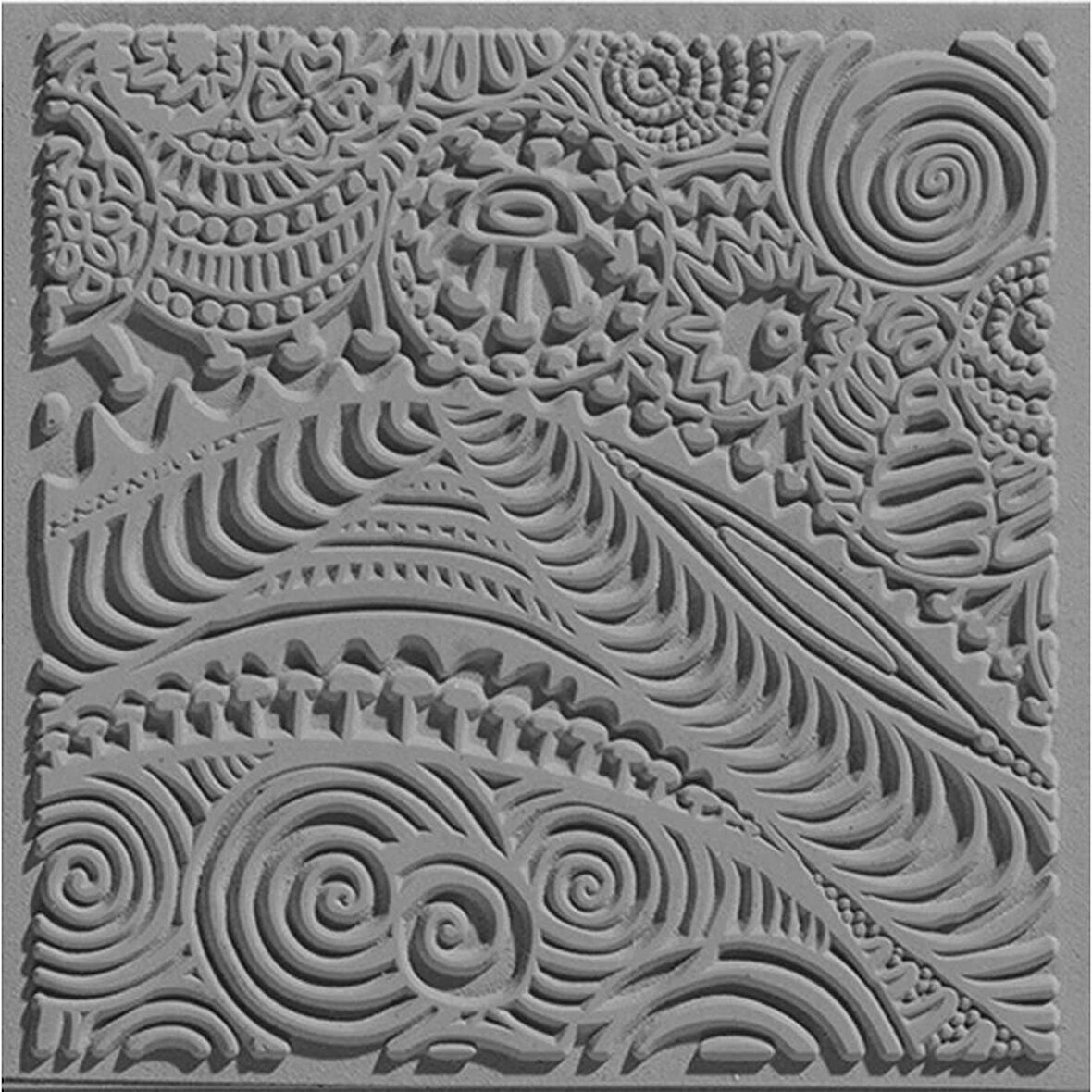 Supertrend Texture Plate Silikon Polimer Kil Desen ve Doku Kalıbı 9x9 cm. FREESTYLE