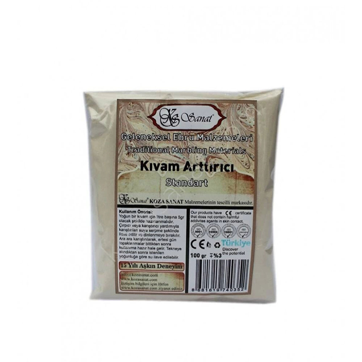 Supertrend Toz Kitre (Kıvam Arttırıcı Standart) 100 gr.