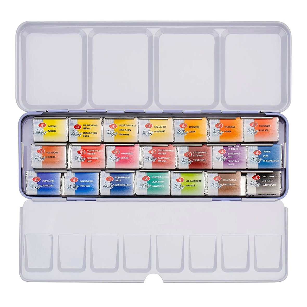 Supertrend White Nights Tam Tablet Sulu Boya Seti 21 Renk Metal Kutu