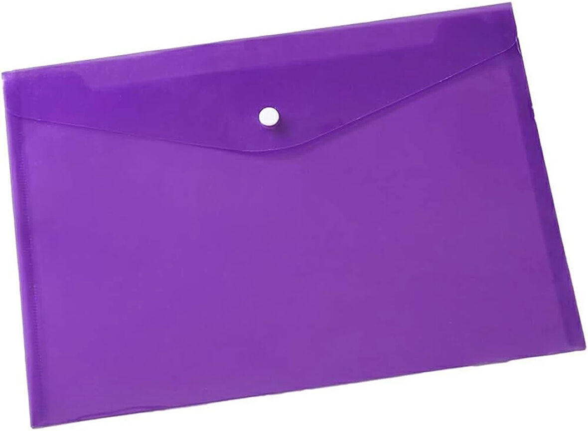 Supertrend Şeffaf Çıtçıtlı Dosya A4 MOR