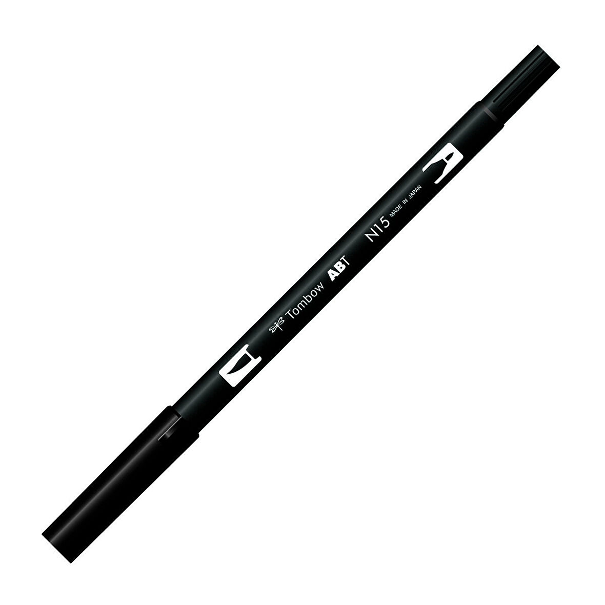Supertrend Dual Brush Pen Grafik Çizim Kalemi N15 Black