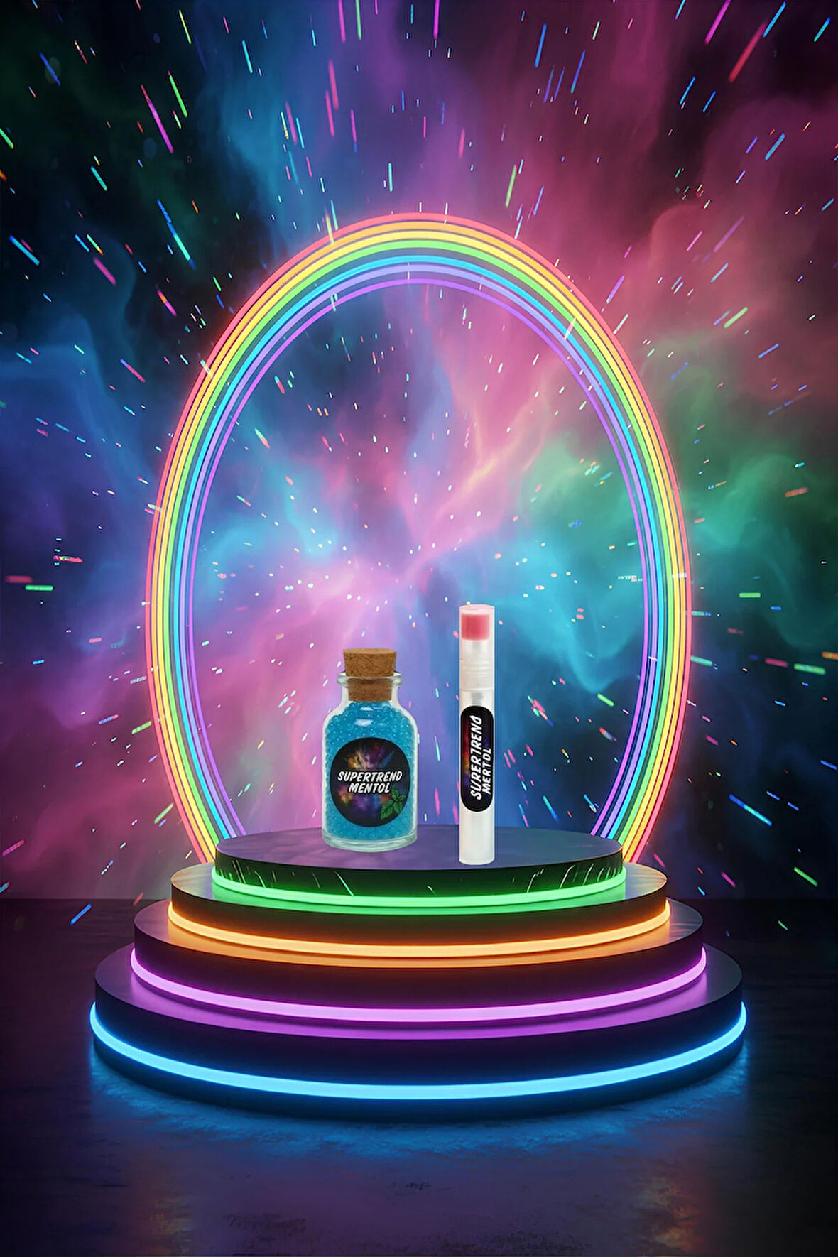 Mentol Topu 1000 Adet Mavi Mentol 1 Adet Apliaktör Hediye