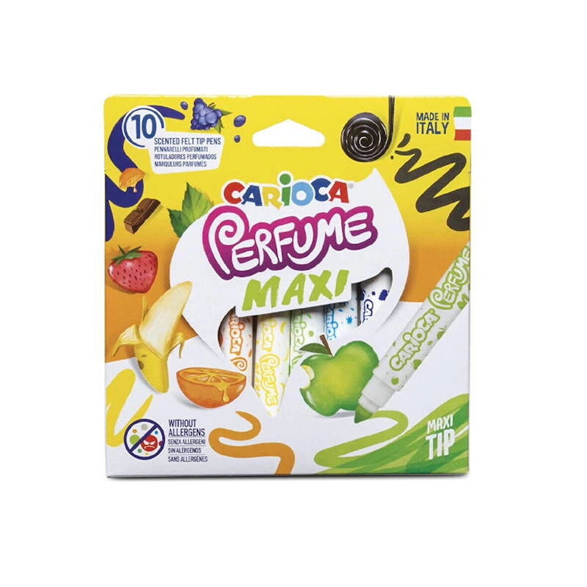 Supertrend Perfume Maxi Kokulu Jumbo Keçeli Boya Kalemi 10 Renk