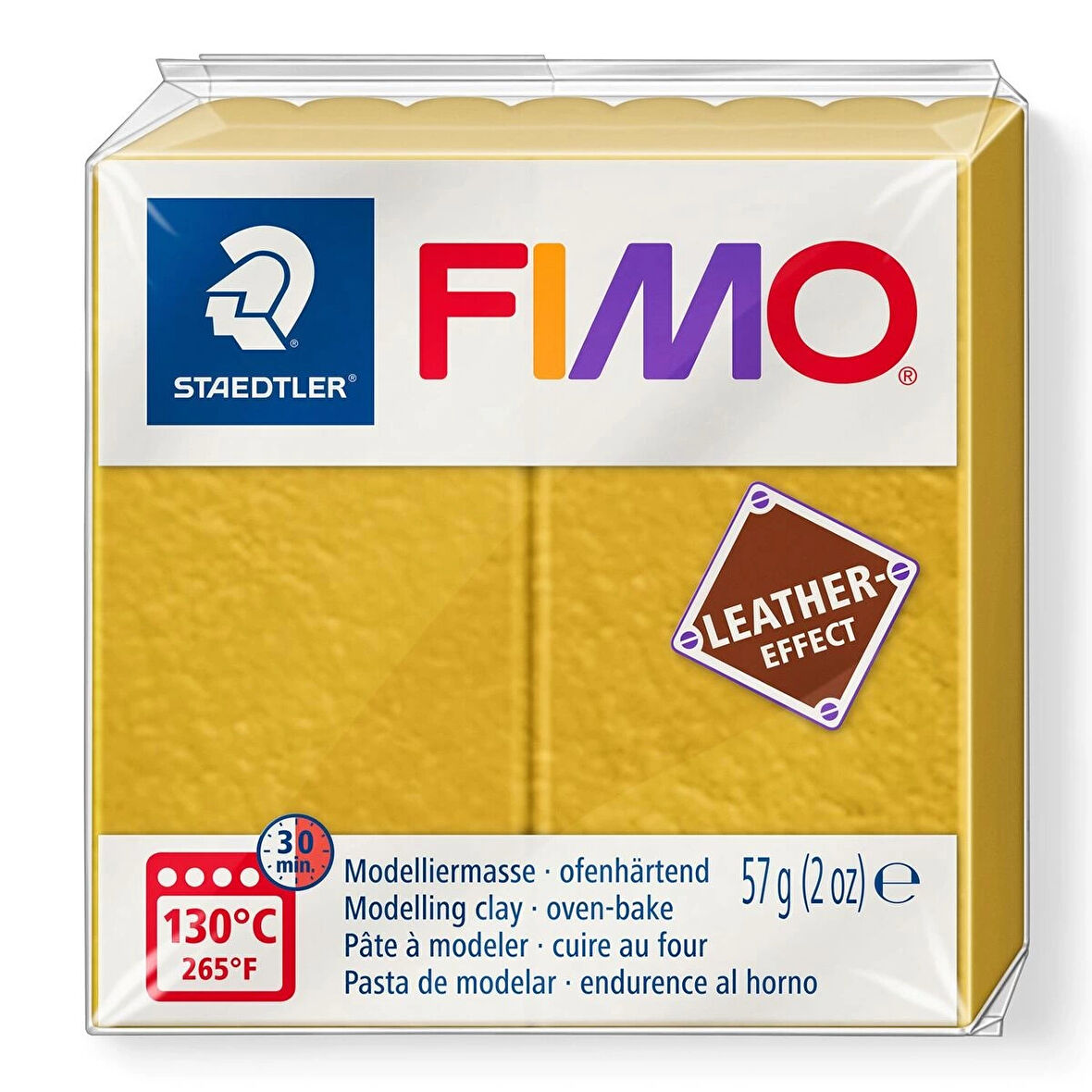 Supertrend Fimo Leather (Deri) Effect Polimer Kil 179 Okra