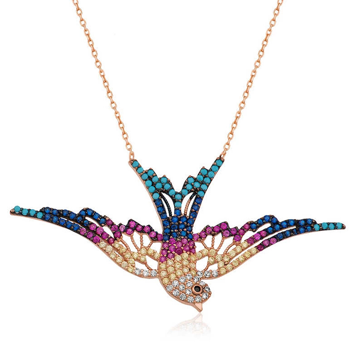 Supertrend Gümüş Kırlangıç Kadın Kolye