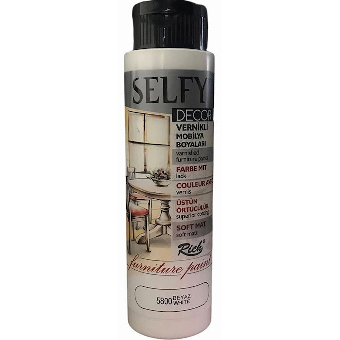 Supertrend Selfy Decor Vernikli Boya 500 cc 5800 BEYAZ