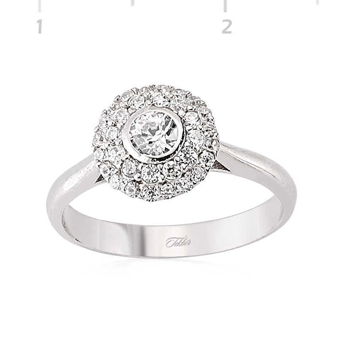 Supertrend Gümüş Zirkon Taşlı Kadın Yüzük