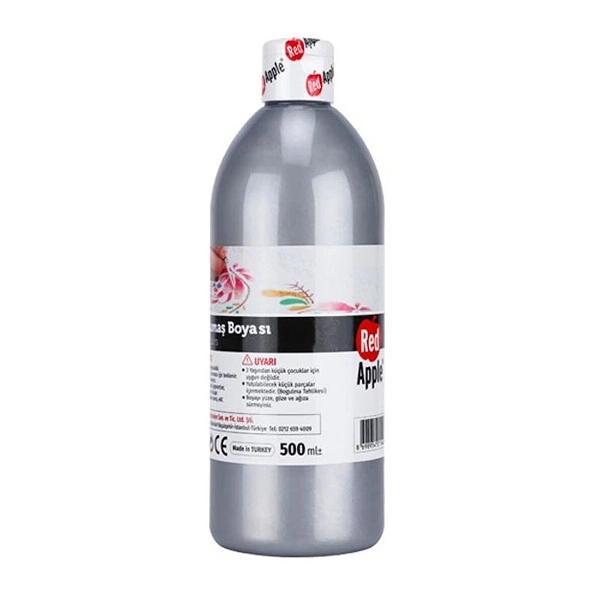 Supertrend Yaldız Kumaş Boyası 500 ml. METALİK GÜMÜŞ