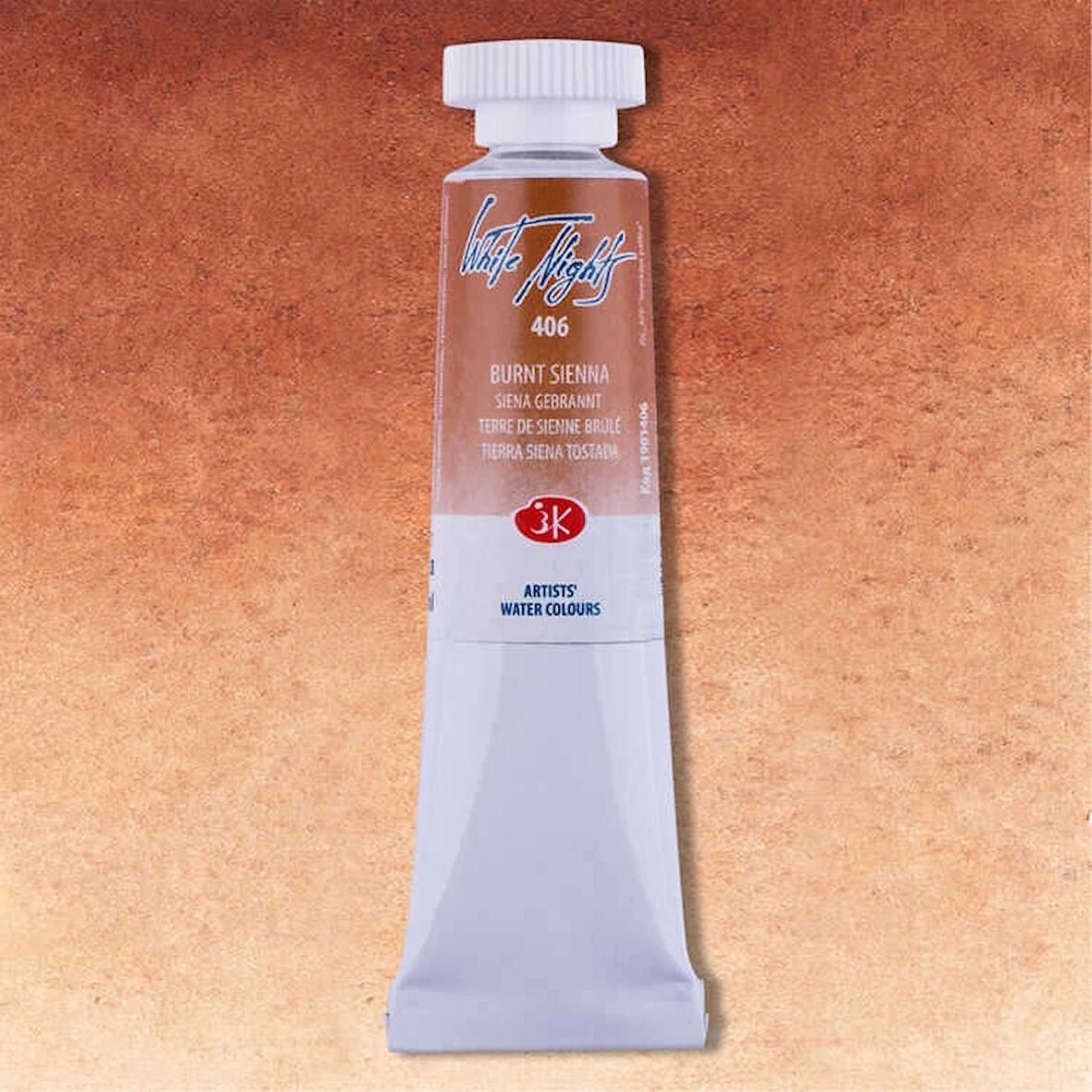 Supertrend White Nights Tüp Sulu Boya 10 ml. 406 Burnt Sienna