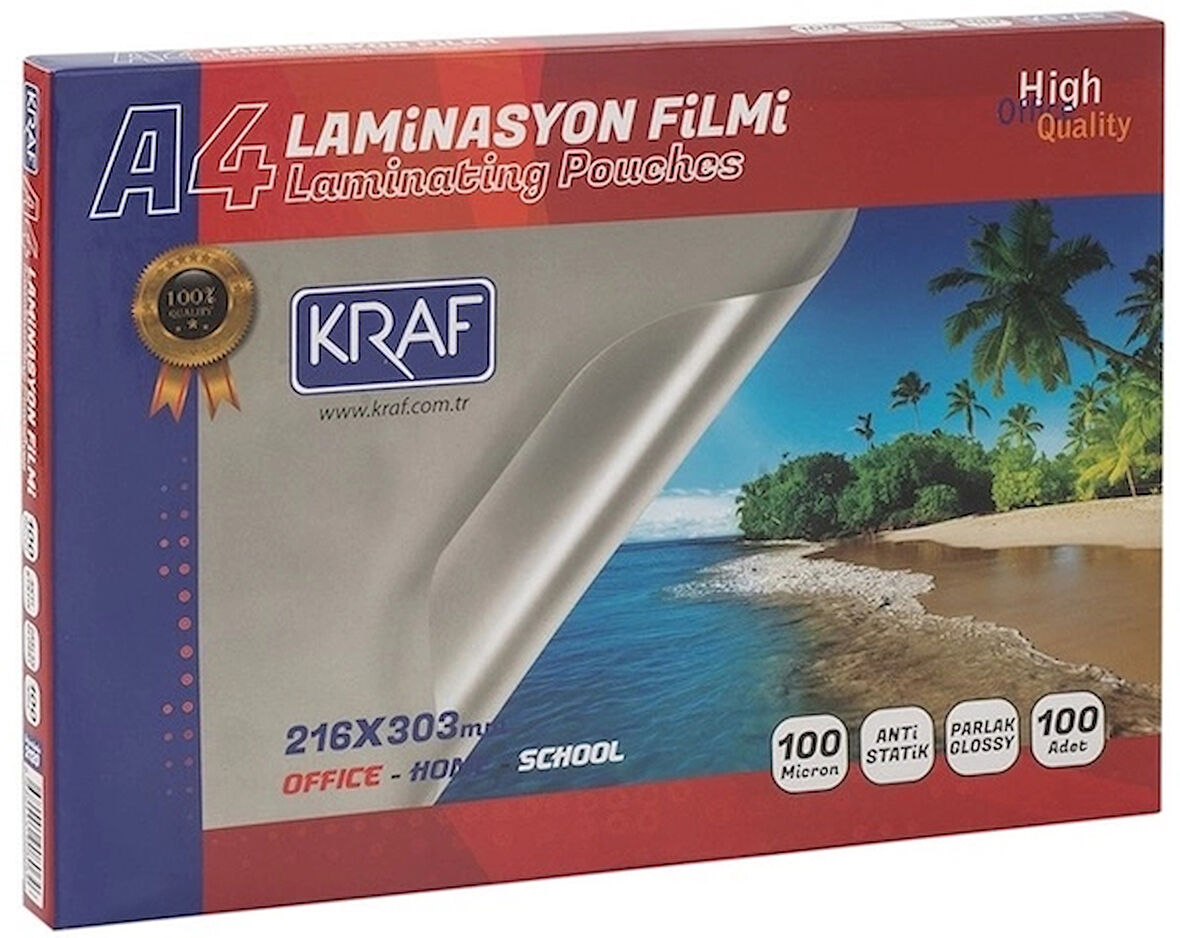 Supertrend Laminasyon Filmi Parlak A4 100 Micron 100'lü