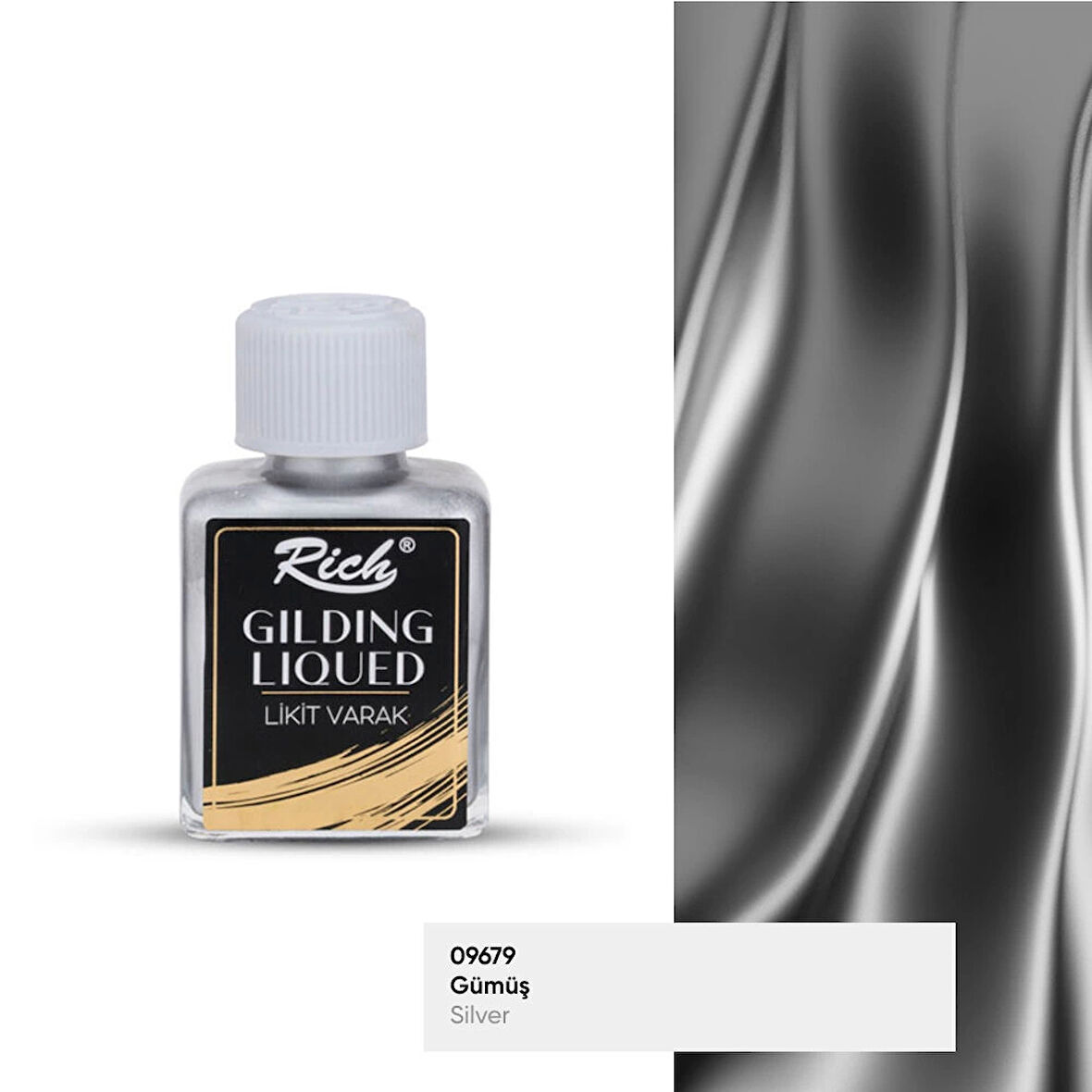 Supertrend Gilding Liqued Likit Sıvı Varak 75 cc. GÜMÜŞ