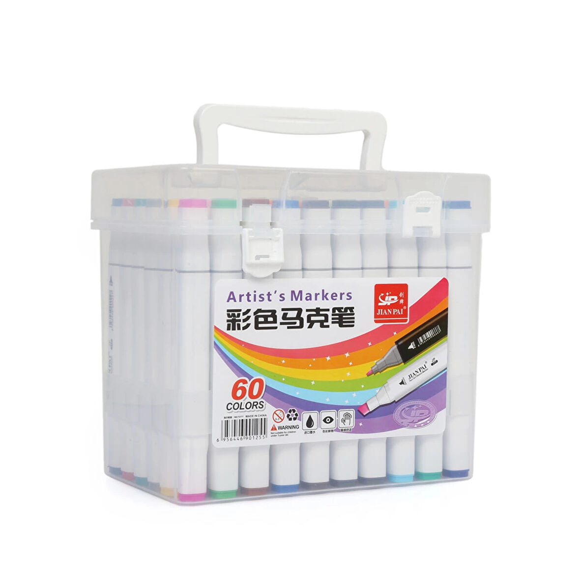 Supertrend Çift Uçlu Marker Kalem Seti 60 Renk