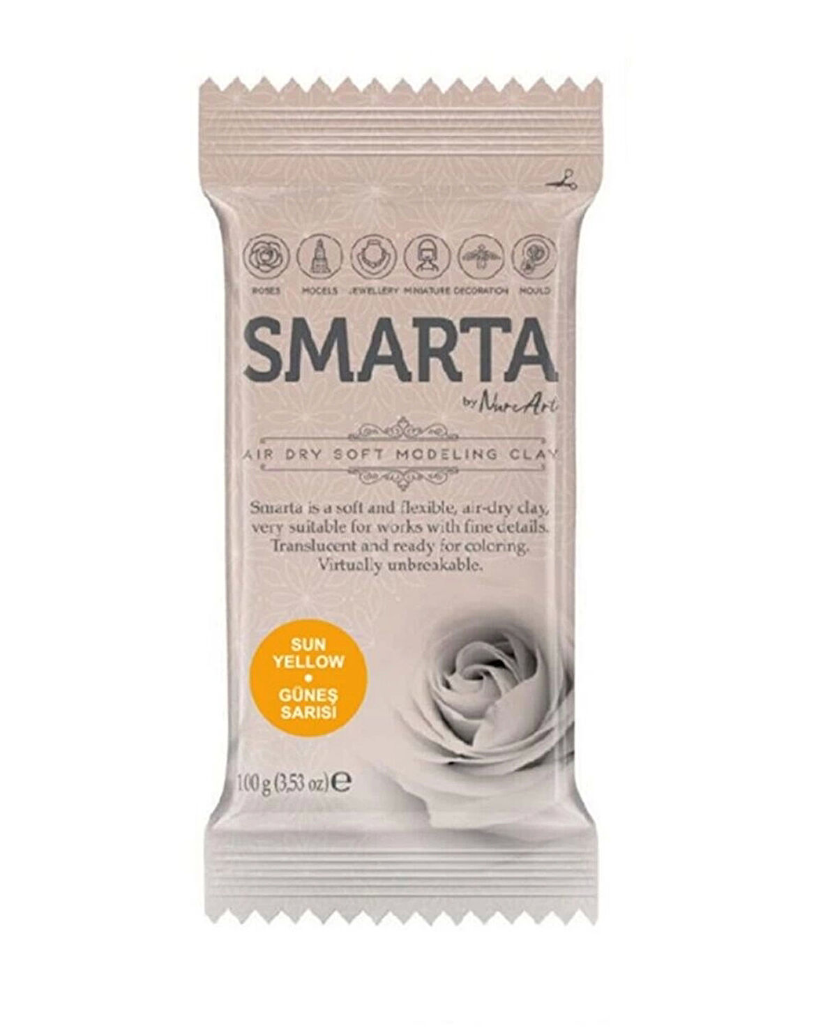 Supertrend Havayla Kuruyan Modelleme Hamuru 100 gr. GÜNEŞ SARISI