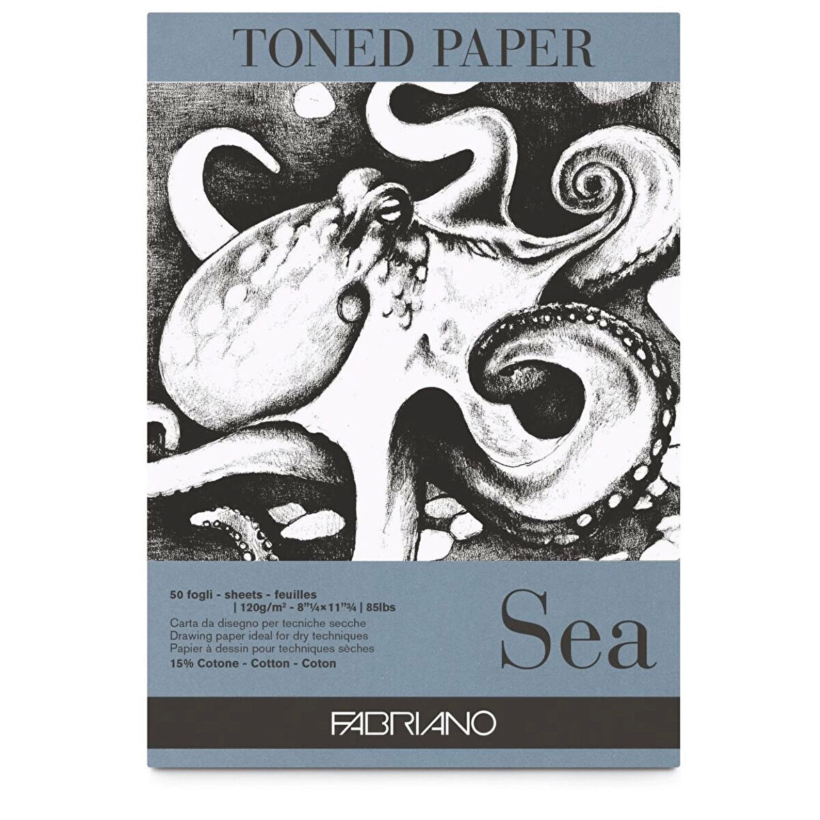 Supertrend Toned Paper Sea Eskiz Çizim Defteri Deniz Rengi 120 gr. A4 50 yaprak