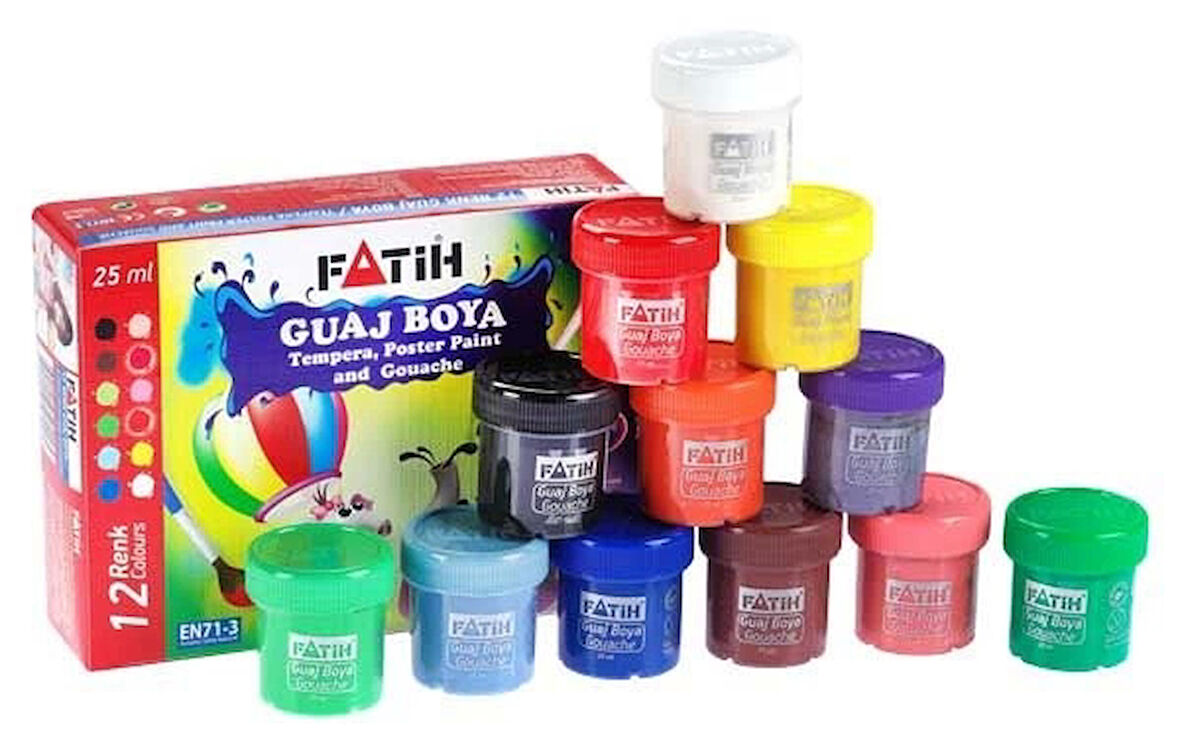 Supertrend Guaj Boya Seti 12 Renk x 25 ml.
