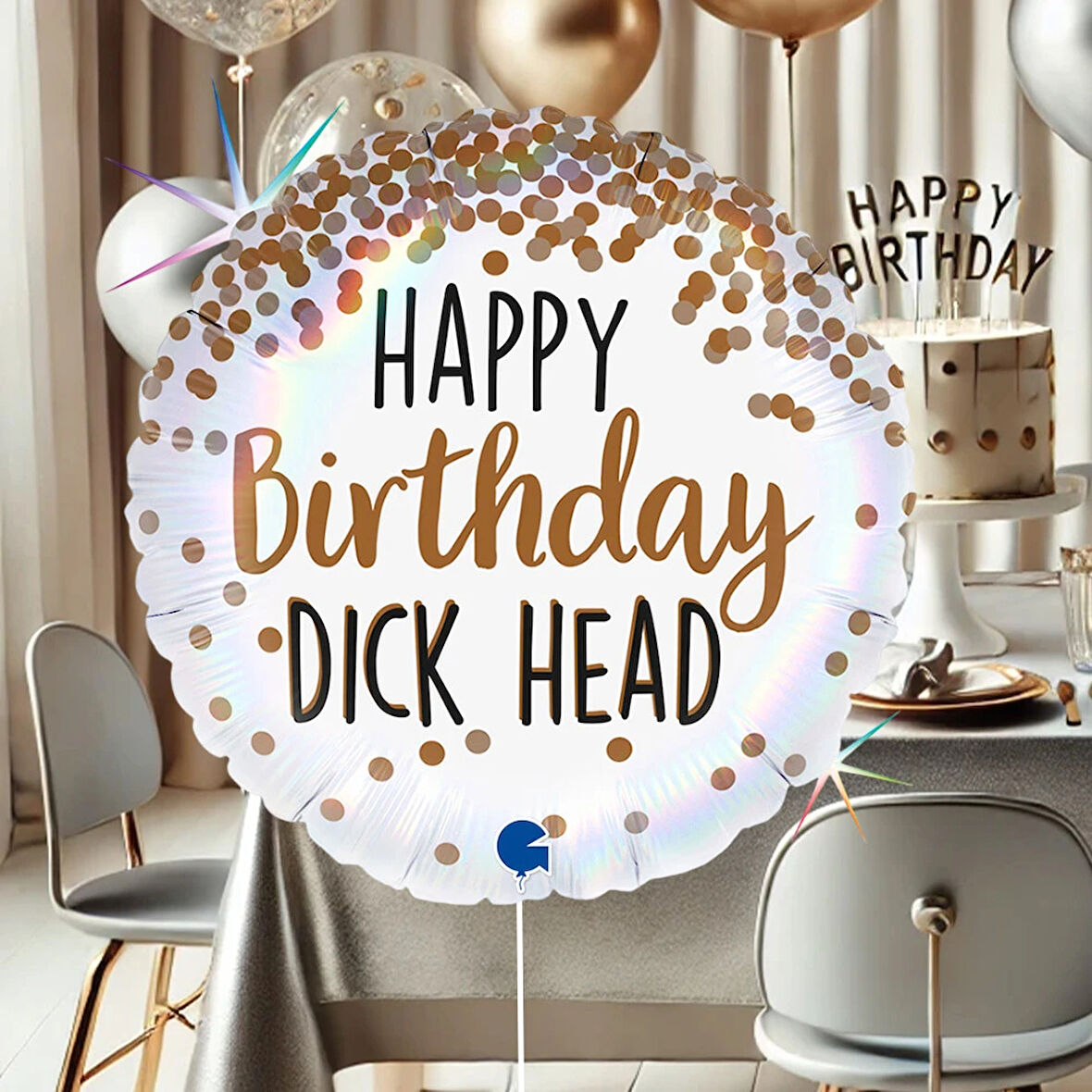 Happy Birthday Dick Head Supertrend Folyo Balon 18"