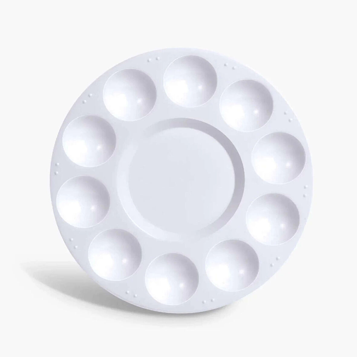 Supertrend Plastik Yuvarlak Palet 17 cm. 10 Godeli