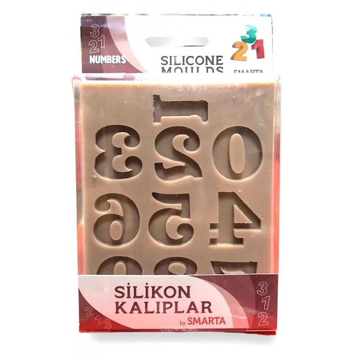 Supertrend Silicone Moulds Silikon Epoksi ve Polimer Kil Kalıbı NUMBERS