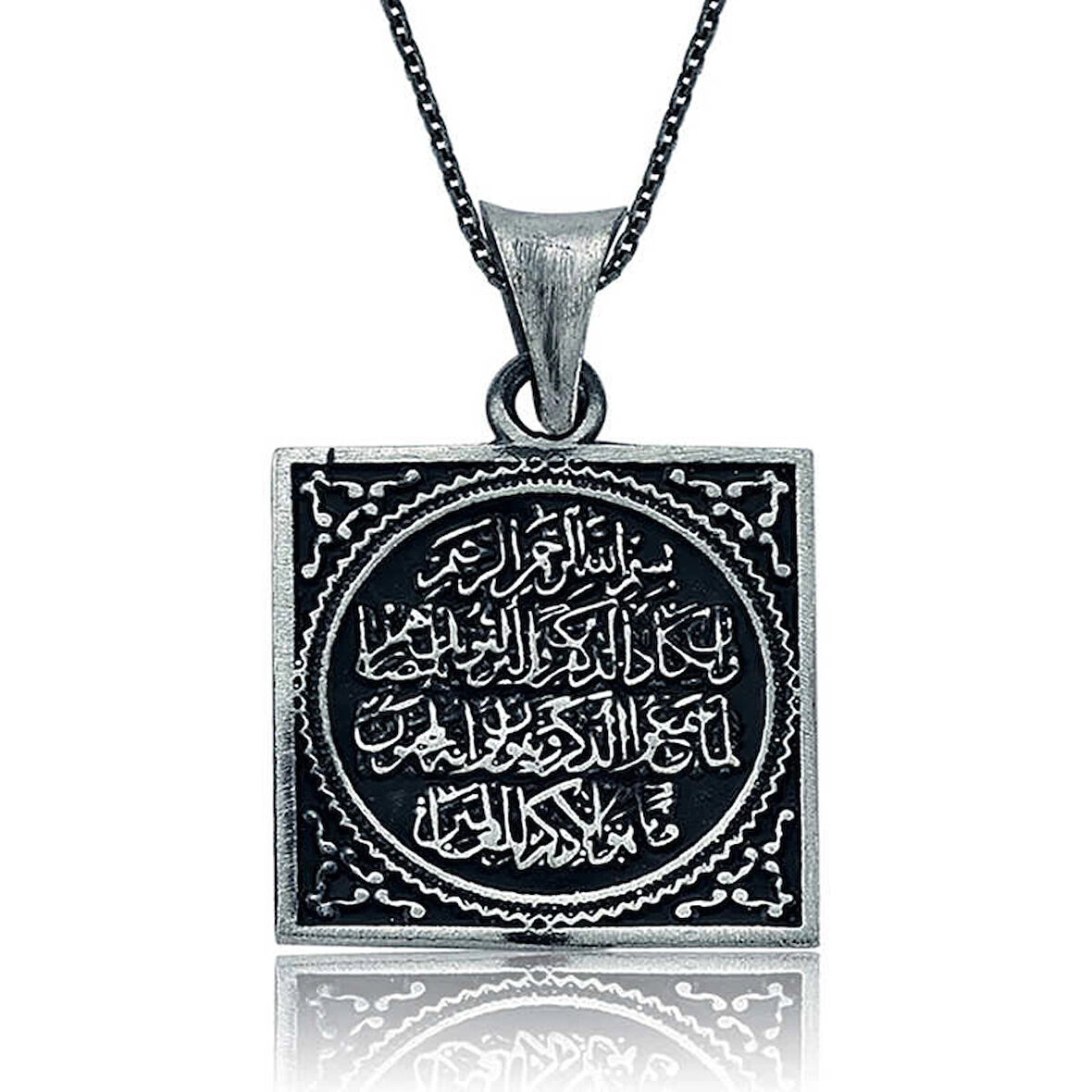 Supertrend Gümüş Nazar Duası Kadın Kolye