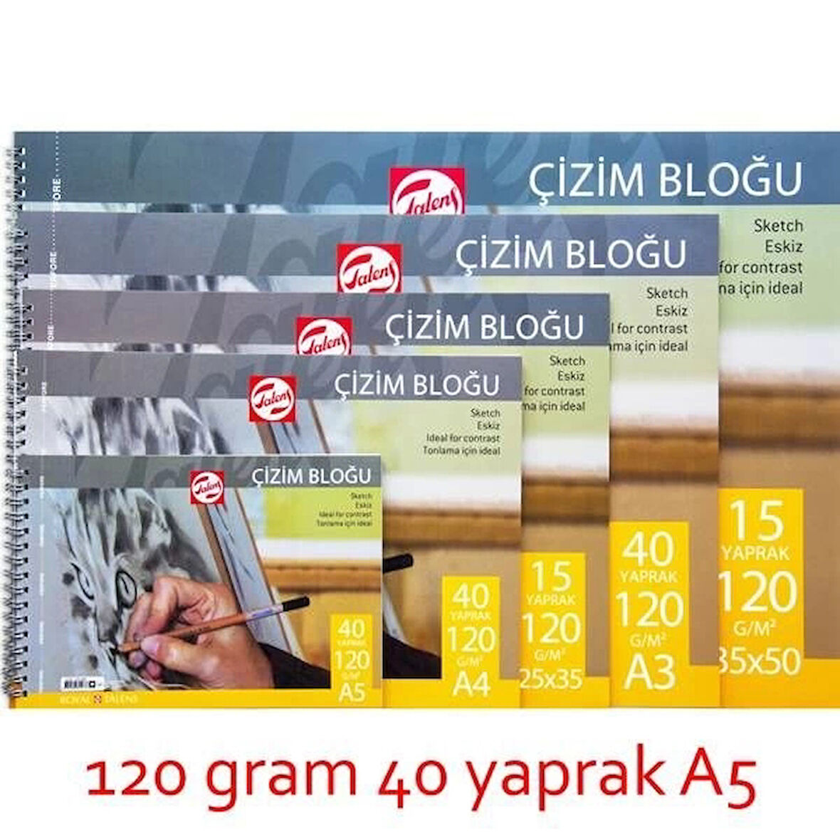 Supertrend Eskiz Çizim Defteri 120 gr. A5 40 yp.