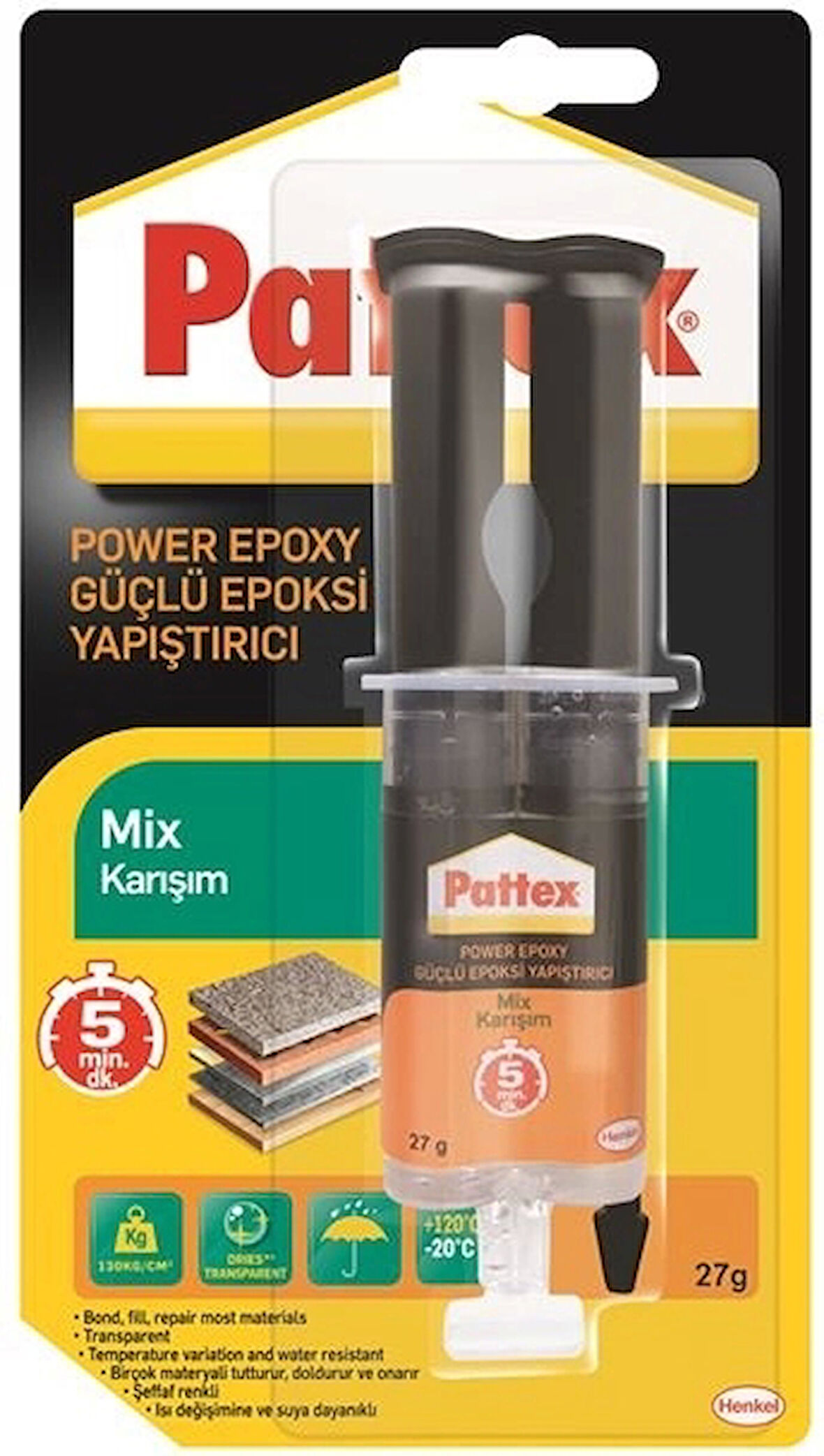 Supertrend Power Epoxy Güçlü Epoksi Yapıştırıcı Mix Karışım 27 gr.