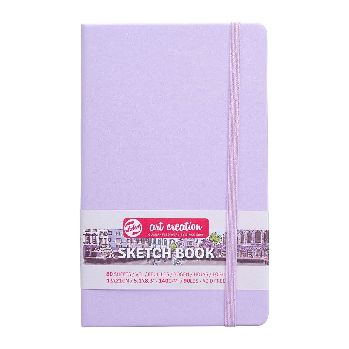 Supertrend Art Creation Sketchbook Sert Kapak Eskiz Çizim Defteri 140 gr. 13x21 cm. 80 yp. PASTEL LİLA